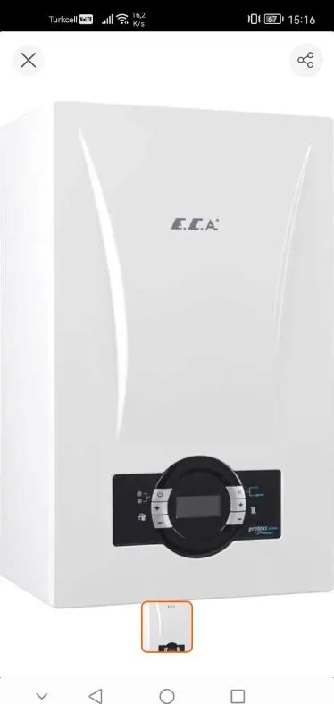 E.C.A. Proteus Premix 24 kw Yoğuşmalı Kombi (Baca Dahil)