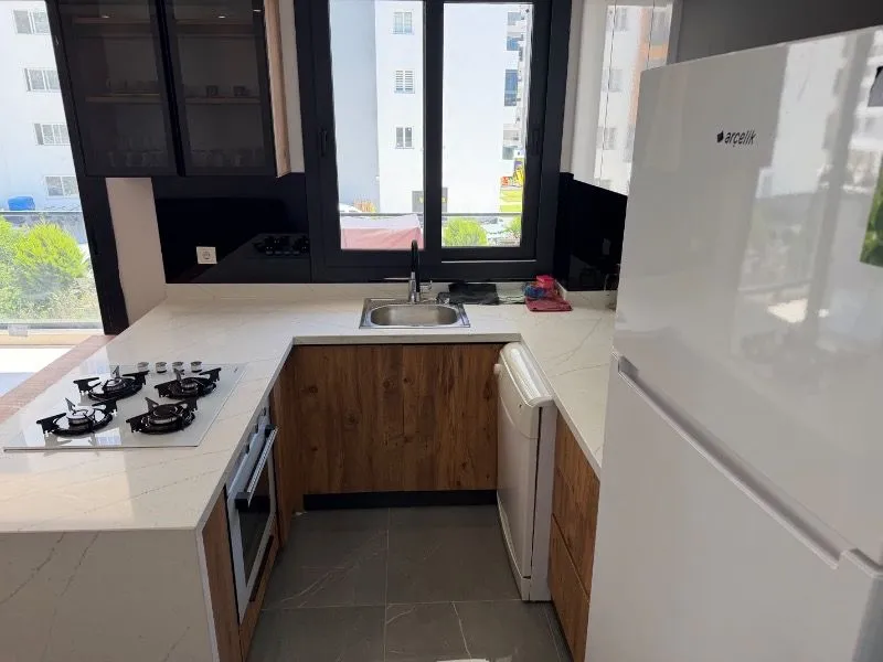 Kumtel 2’li Beyaz Cam Ankastre Set
