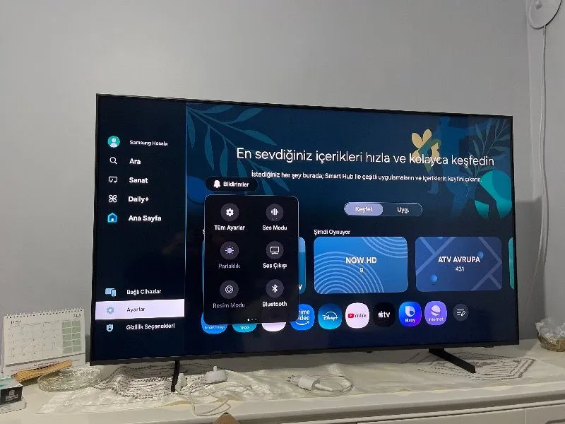 Samsung 50Q7FA 50” 127 Ekran Uydu Alıcılı 4K Ultra HD Tizen Smart QLED TV