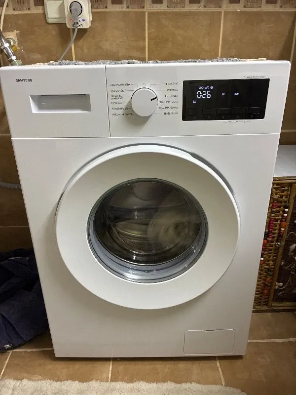 Samsung 1400 Devir 8 kg Yıkama Kapasiteli Çamaşır Makinesi A Enerji Sınıfı ile Güçlü Performans