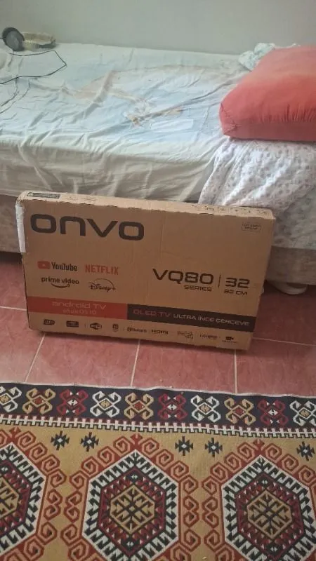 Onvo 32VQ80F2HA 32” 82 Ekran Uydu Alıcılı HD Ready WhaleOS QLED TV