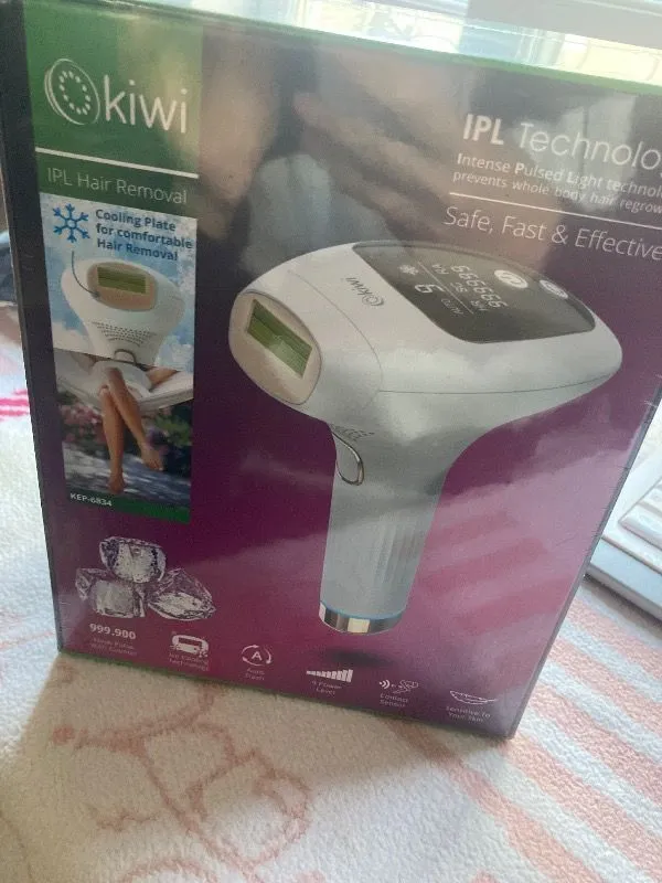 Kiwi Ipl Buz Lazer Epilasyon Tüy Alma Cihazı Otomatik/manuel Yüz, Vücut, Hassas Bölge Kullanımı 999.900 Flash Atım KEP-6834