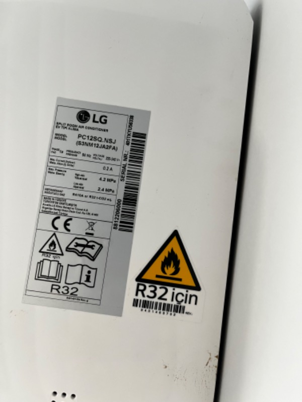 LG PC12SQ Dualcool Plus A++ 12000 BTU Inverter Duvar Tipi Klima