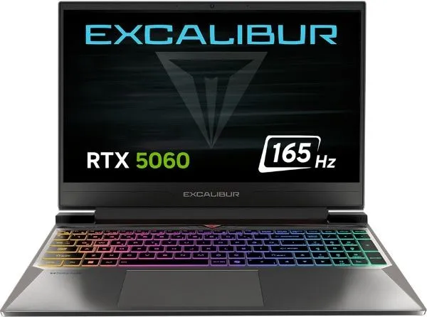 Casper Excalibur G870 i7-13620H 32GB 1TB 8GB RTX5060 165Hz 15.6″ Freedos G870.1362-DF60X-C