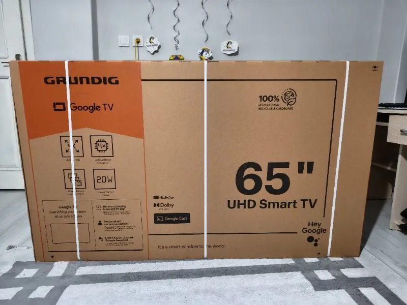 Grundig 75 GKU 700 75” 190 Ekran Uydu Alıcılı 4K Ultra HD Smart Google TV
