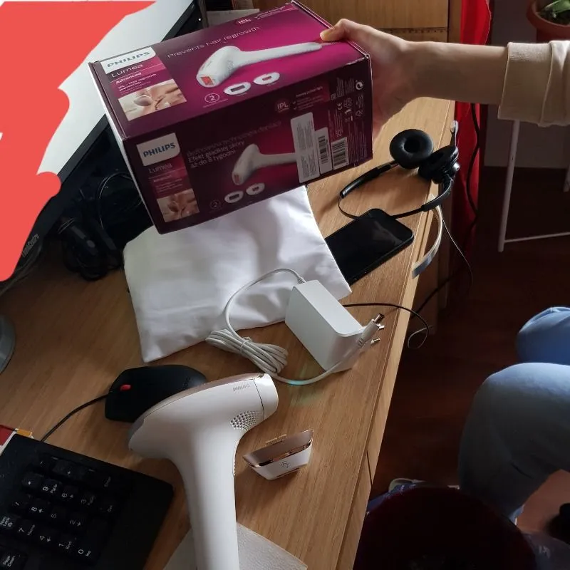 Philips Lumea 7000 Serisi SC1997/00 IPL Tüy Alma Gülkurusu Renkli 2 Başlık ve Çanta ile