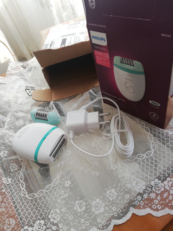 Philips BRE245/05 Satinelle Essential Kablolu Kompakt Epilatör