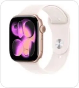 Apple Watch Series 11 Gps, 42 mm Alüminyum kasa ve Siyah Spor kordon – m/l