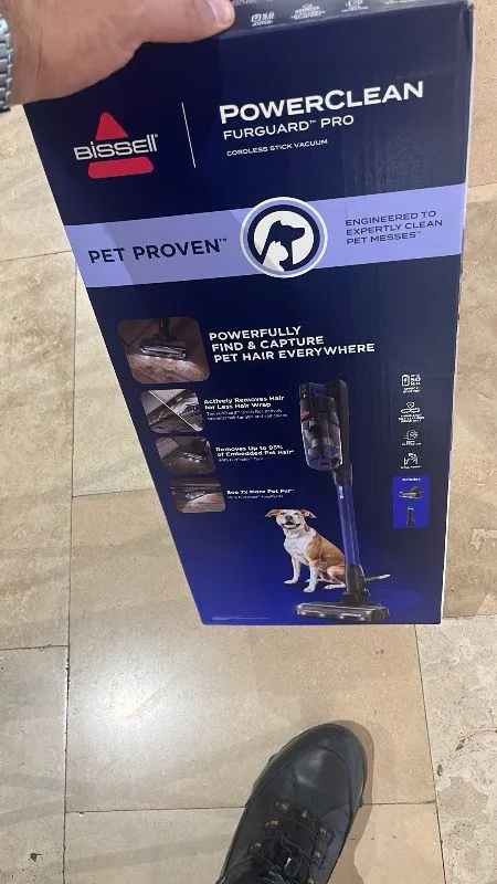 Bissell Furguard Pro 2’si 1 Arada Kablosuz Dikey Süpürge 0,4 L Toz Haznesi ile Güçlü Emiş