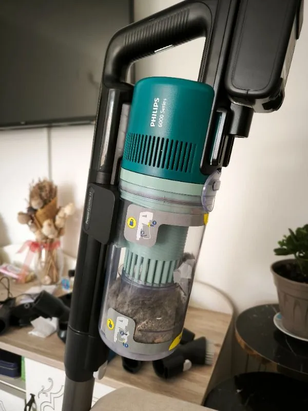 Philips 6000 Serisi Kablosuz Dikey Süpürge, PowerCyclone 11, Aqua Modül ile Kolay Mop, TriActive, XC6557/01