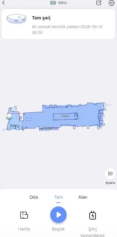Ezviz Re5 Plus Akıllı Robot Süpürge, Paspas ve Süpürme, Otomatik Toz Boşaltma, 4lt Toz Torbası, Halı Tanıma 2025