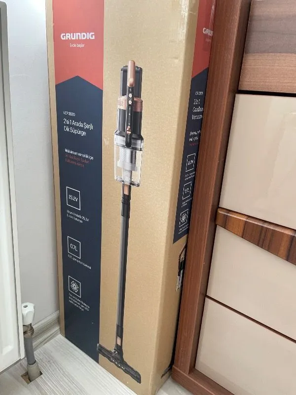 Grundig Vcp 3920 G Şarjlı Dik Süpürge