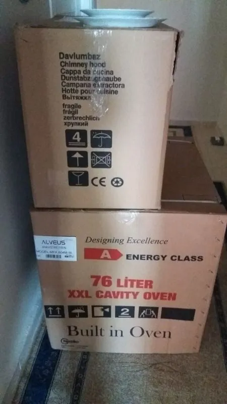 Alveus Lotus Siyah 2’li Ankastre Set MODF17-MFA604 A Enerji Sınıfı Emaye Ocak Yüzeyi