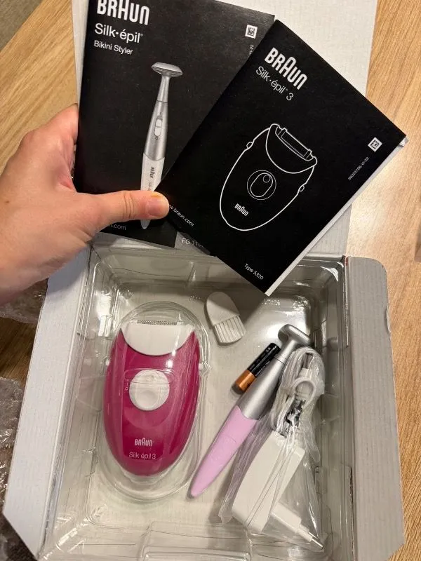Braun Silk·épil 3 Kablolu Epilatör, Kalıcı Pürüzsüz Cilt, 3-202