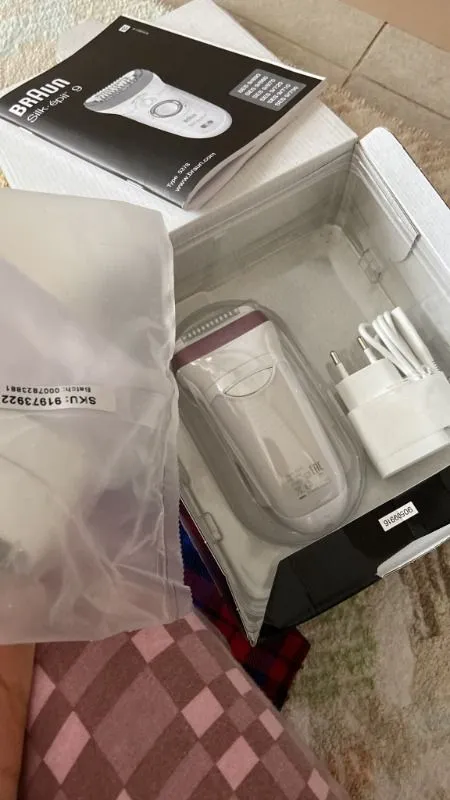 Braun Silk-épil 9 9720 SensoSmart Kablosuz Islak & Kuru Epilatör 4 Ek Parçalı Yıkanabilir Başlık