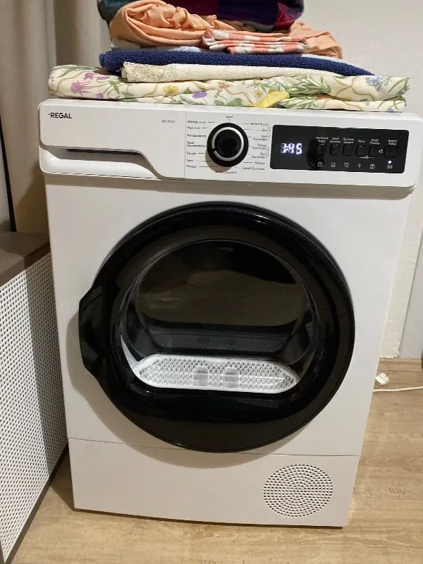 Regal 9 kg Kurutma Makinesi Isı Pompalı Enerji Sınıfı E Çocuk Kilidi Özellikli