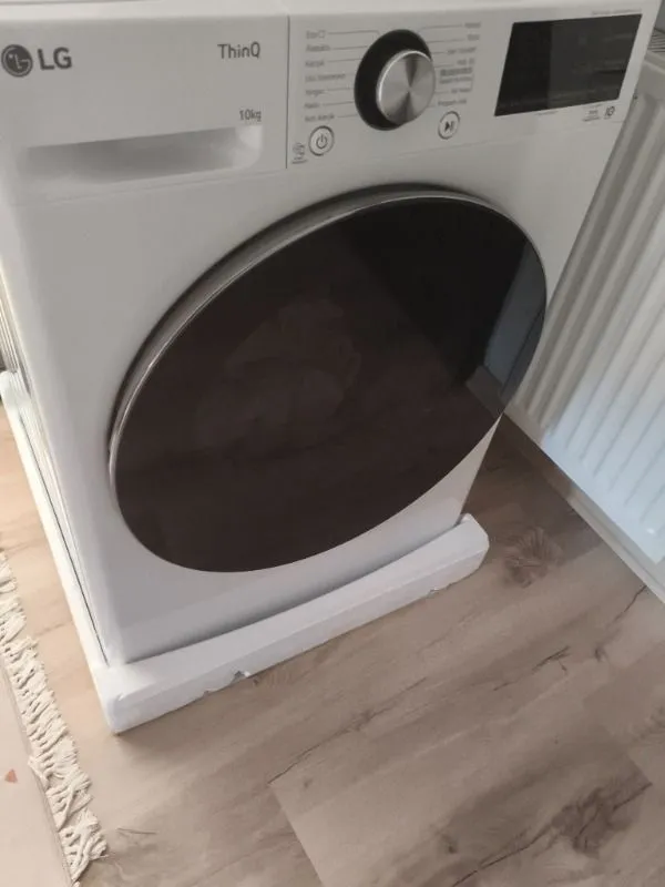LG RH10V9AV2W 10 kg Dual Inverter ThinQ Özellikli Sessiz Çalışma ve Program Sayısı 14 Isı Pompalı Kurutma Makinesi