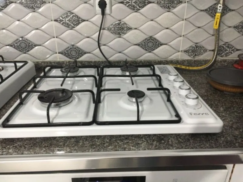 Ferre D-40 W Beyaz Set Üstü Ocak