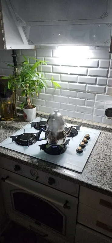 Kumtel Rustik Beyaz Cam Ankastre Set ( ( DA6-835 Beyaz Dav KO-40TAHDF Ocak B66-SF2(AT) )