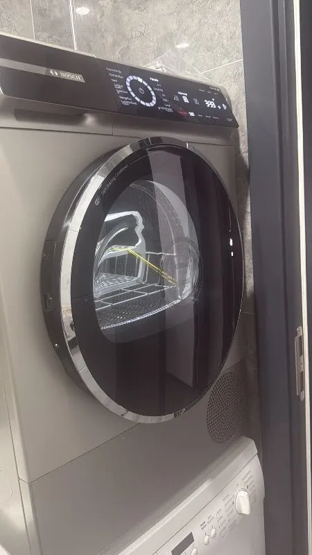 Bosch WQB245AXTR Serie 8 Isı Pompalı 9 kg Gümüş Kurutma Makinesi