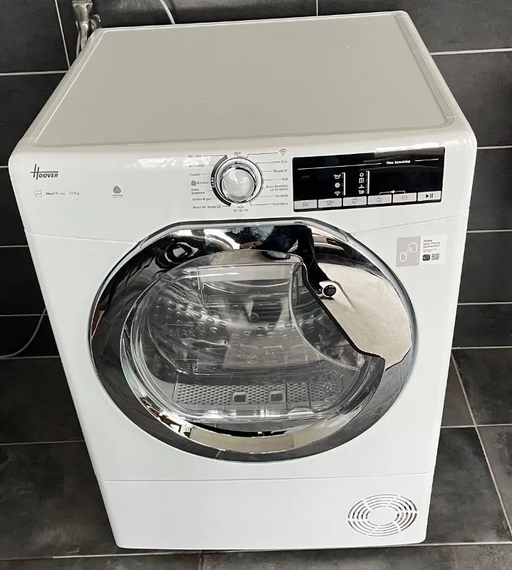 Hoover HLEH10A2TCEX-17 10 kg Wi-Fi Bağlantılı Isı Pompalı Kurutma Makinesi