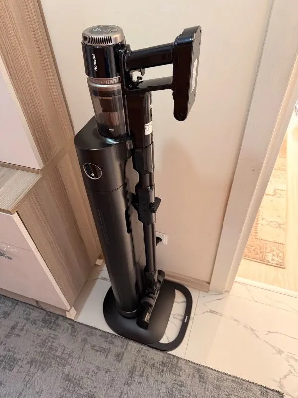 Homend Dustrider Pro 1270H Toz Istasyonlu Ergonomik Dikey Süpürge Siyah