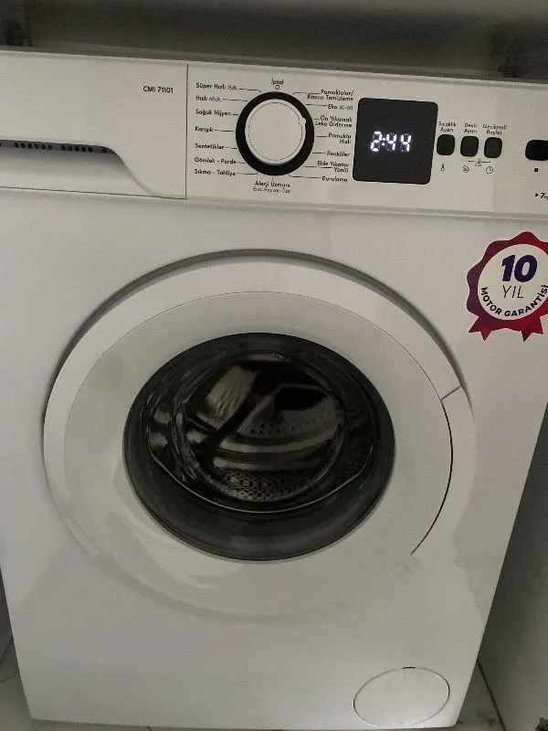 Regal CMI 71101 7 kg 1000 Devir A Enerji Sınıfı Beyaz Renk Çamaşır Makinesi