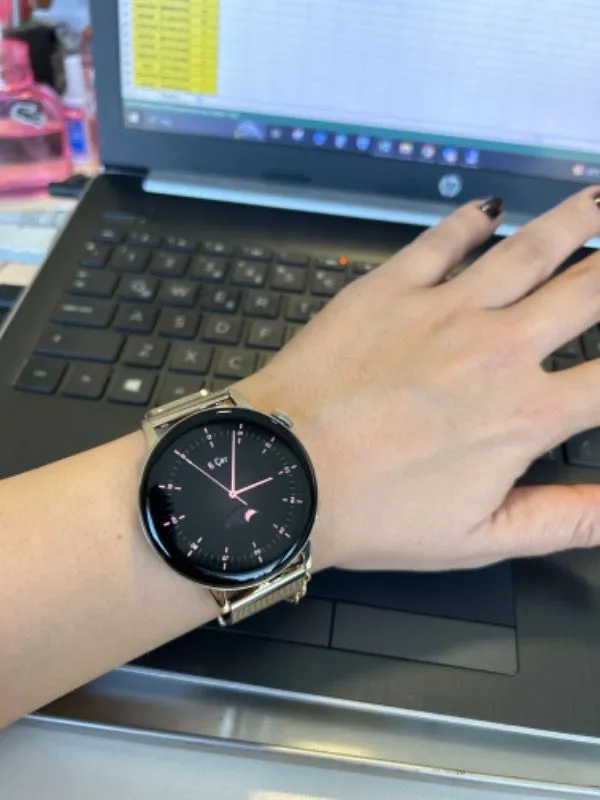 Huawei Watch GT 3 Elegant 42MM – Beyaz AMOLED Ekranlı Sağlık Takibi Özellikleri ile Akıllı Saat