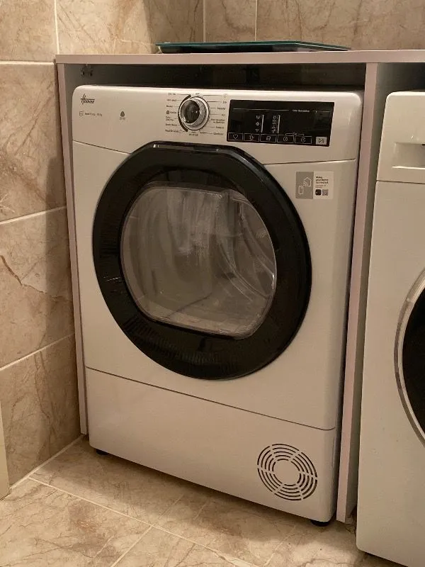 Hoover HREH 10A2TBE-17 10 kg Wi-Fi Bağlantılı Isı Pompalı Kurutma Makinesi E Enerji Sınıfı ile Yüksek Kapasite