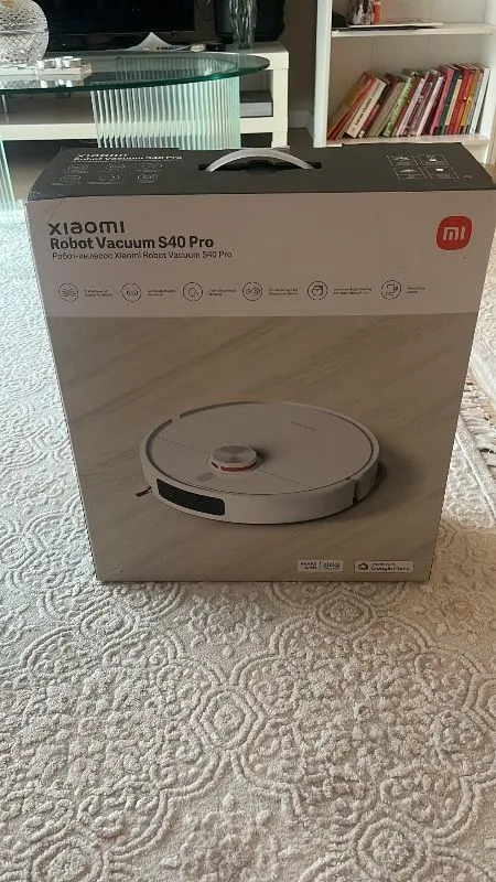 Xiaomi Robot Vacuum S40 Pro Akıllı Robot Süpürge ve Mop 15.000 Pa Beyaz