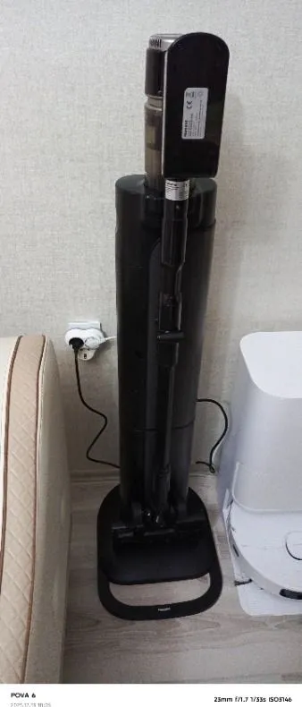 Homend Dustrider Pro 1270H Toz Istasyonlu Ergonomik Dikey Süpürge Siyah
