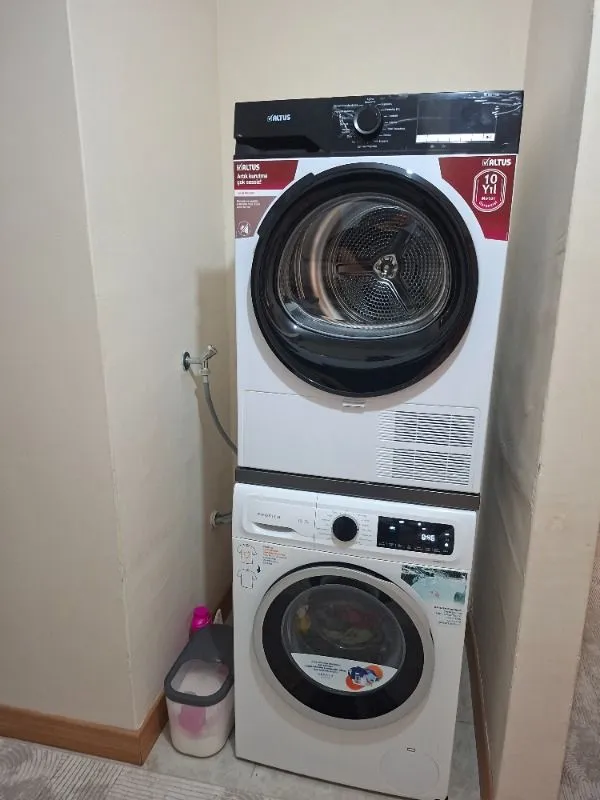 Altus Al Km 1160 11 Kg E Enerji Sınıfı Isı Pompalı Kurutma Makinesi Beyaz Renkli Nem Sensörlü