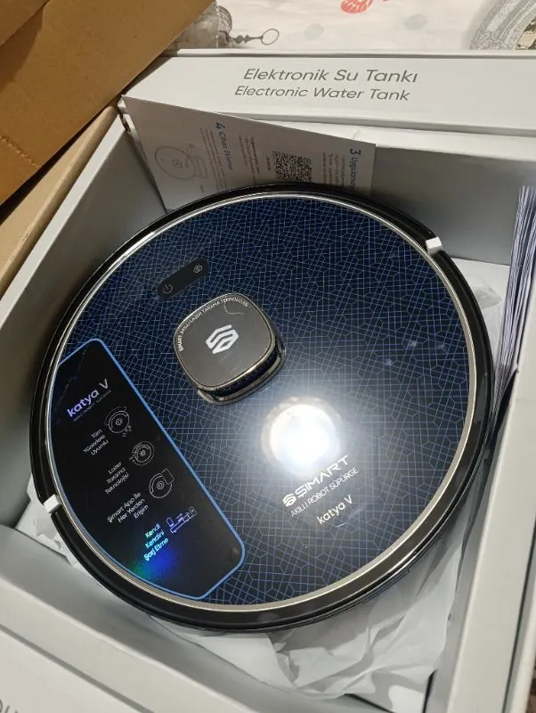 Şımart katya V Akıllı Robot Süpürge 15000PA Güçlü Emiş Gücü 6400MAH Yüksek Batarya
