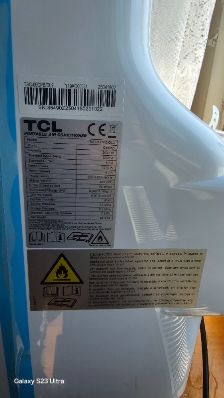 TCL 9000 BTU TAC-09CPB/DL2 A Mobil Klima