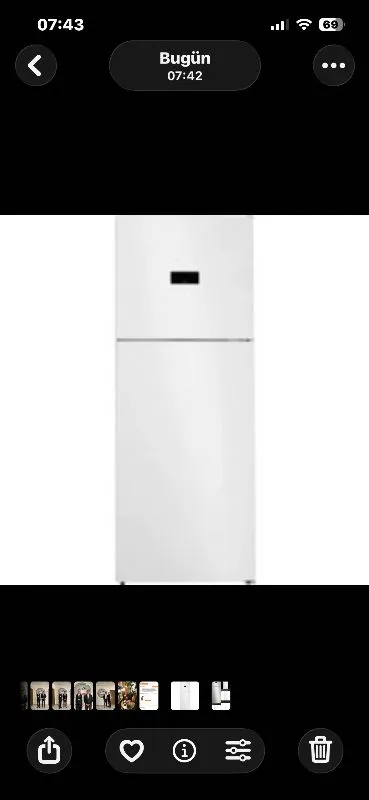 Profilo BD2055WENN E Enerji Sınıfı 453 Lt Nofrost Üstten Donduruculu Buzdolabı