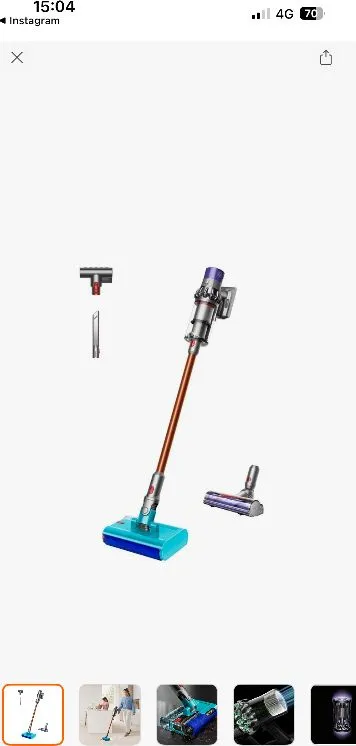 Dyson Cyclone V10 Submarine Islak ve Kuru Temizleme Dikey Süpürge