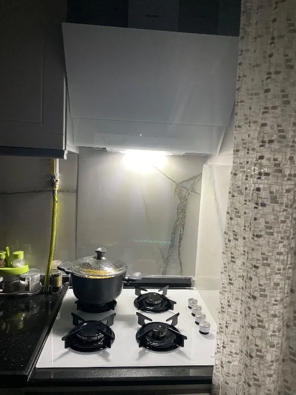 Kumtel Beyaz 2’li Ankastre Cam Set (Ocak-Dokunmatik Davlumbaz)