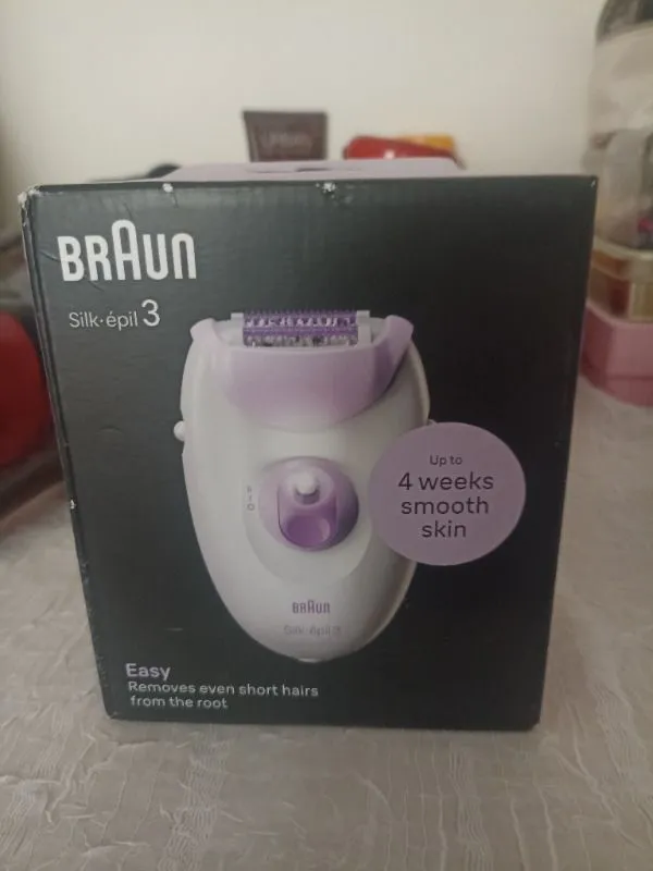 Braun Silk·épil 3 Kablolu Epilatör, Kalıcı Pürüzsüz Cilt, 3-000