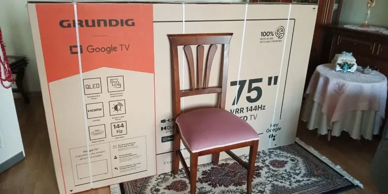 Grundig 55 GQ 800A 55″ 139 Ekran Uydu Alıcılı 4K Ultra HD Google Smart QLED TV