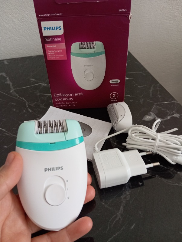 Philips BRE245/05 Satinelle Essential Kablolu Kompakt Epilatör