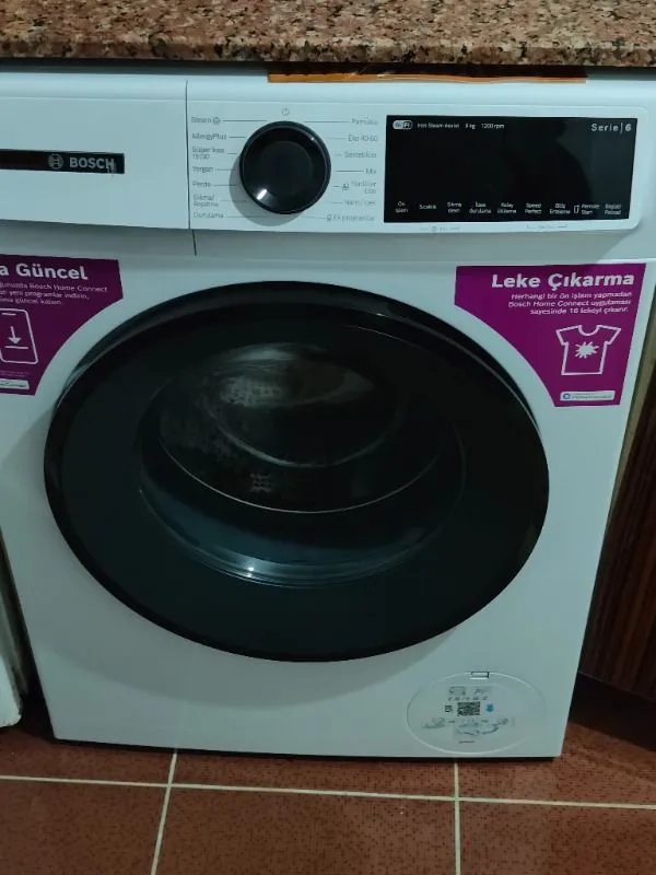 Bosch WGK242Z0TR Serie 6 Çamaşır Makinesi 9 kg maks. 1200 dev./dak.