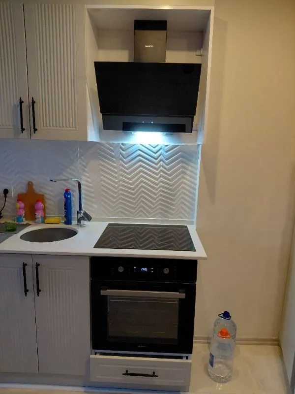 Kumtel Siyah İndüksiyon Ocaklı Ankastre Set A Enerji Sınıfı Modern Tasarım Cam Yüzey