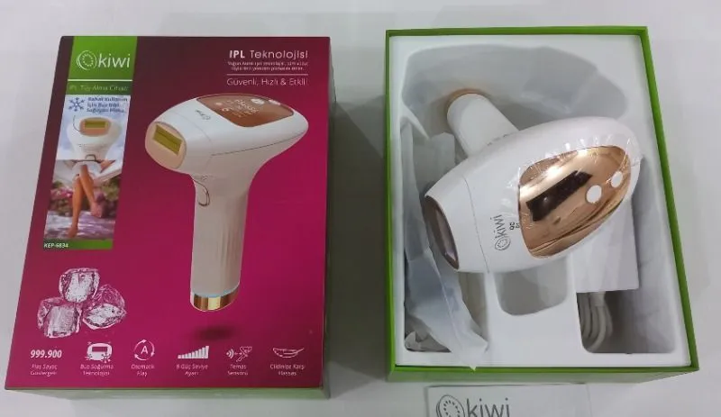 Kiwi Ipl Buz Lazer Epilasyon Tüy Alma Cihazı Otomatik/manuel Yüz, Vücut, Hassas Bölge Kullanımı 999.900 Flash Atım KEP-6834