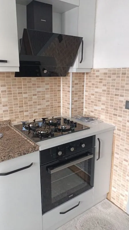 Kumtel Kristal Siyah Cam Ankastre Set (DA6-830 Davlumbaz + KO-40 TAHDF Ocak + B66 – SF2 Fırın)