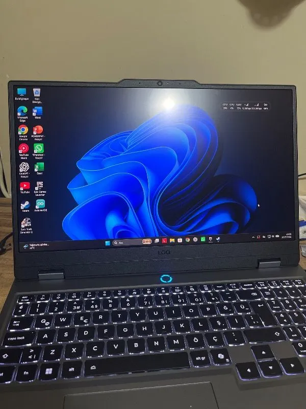 Lenovo LOQ AMD Ryzen 7 250 16GB 512GB SSD RTX5050 Freedos 15.6″ FHD Taşınabilir Bilgisayar 83JG008VTR