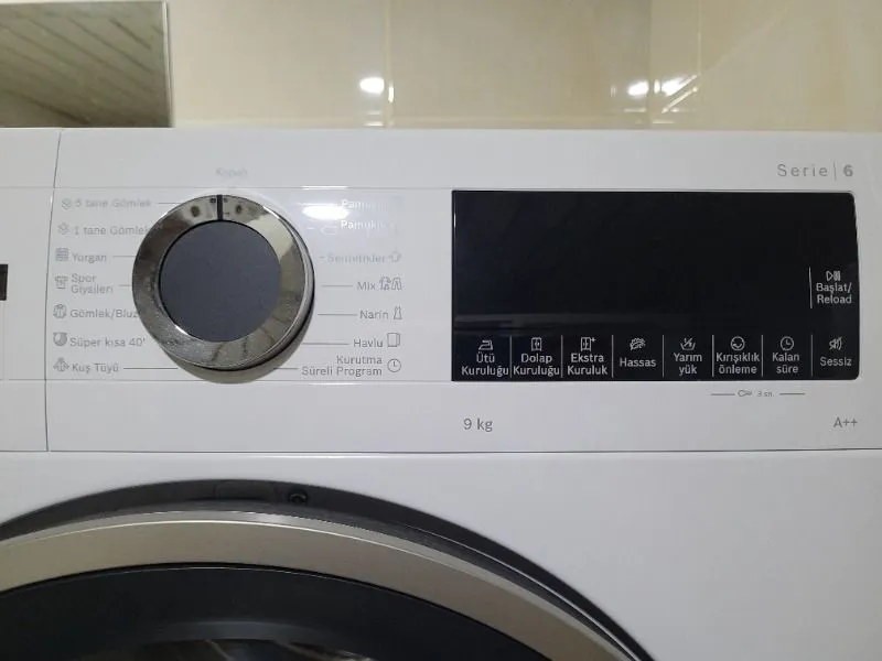 Bosch WQG241A0TR 9 kg Çamaşır Kurutma Makinesi