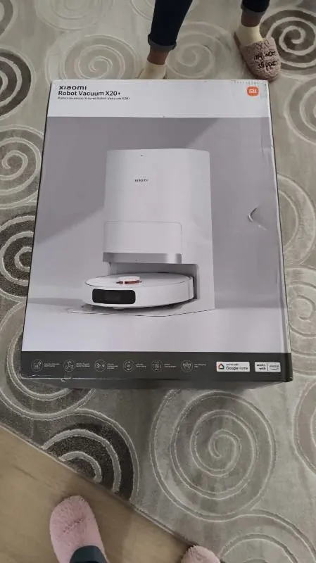 Xiaomi Robot Vacuum X20 Plus Akıllı Robot Süpürge ve Mop – 6.000 Pa, Otomatik Mop Yıkama & Kurutma, Toz Boşaltma İstasyonlu, App Kontrollü, Beyaz