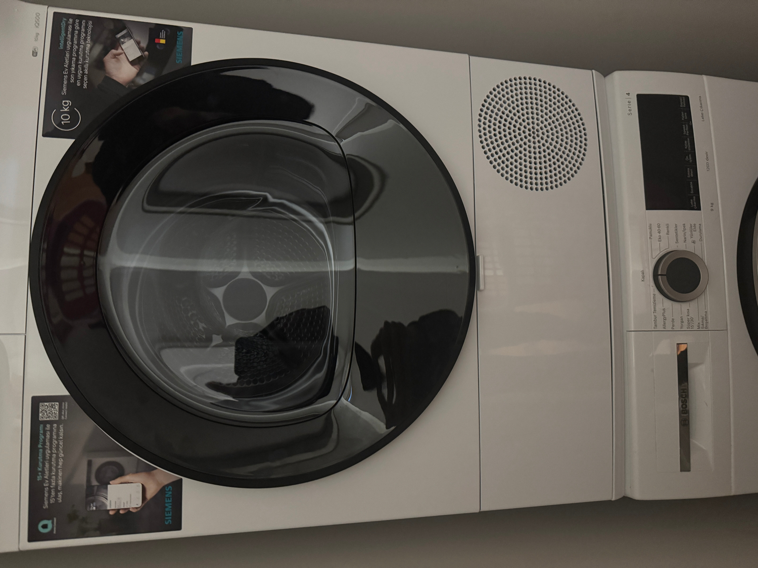 Siemens WQ52K200TR iQ500 Isı Pompalı Kurutma Makinesi 10 kg