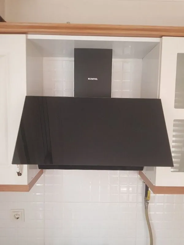 Kumtel Home Siyah Cam Ankastre Set (DA6-830 Davlumbaz + KO-40 TAHDF Ocak+ B66-S2 Fırın)