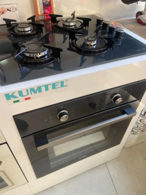 Kumtel Cam Digital / Dokunmatik Ankastre Set – 8 Programlı (KO-40 TAHDF Ocak B66-Sf2 Ddt Fırın DA6-835 Davlumbaz)